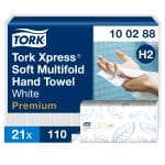 Tork Xpress® (H2) ცალობრივი პირსახოცები პრემიუმი
